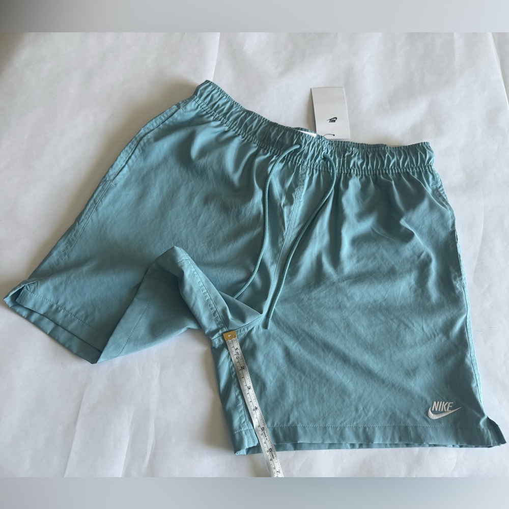 Nike Dri-fit Woven Turquoise Shorts - Picture 6 of 7